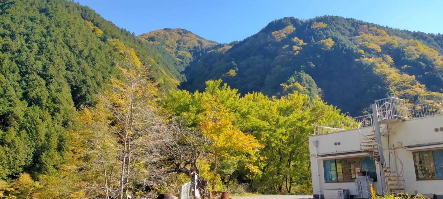 梅ヶ島紅葉　湯の華